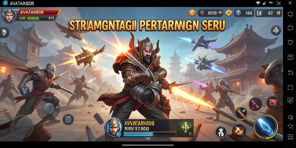 Tampilan utama gameplay AVATAR808 dengan strategi yang mendebarkan.