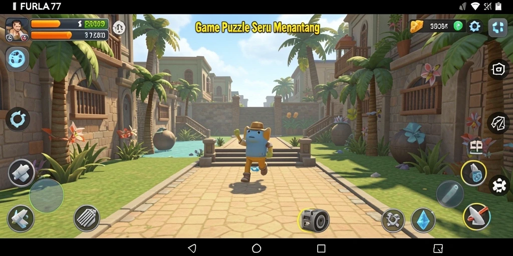 Tampilan gameplay seru FURLA77 dengan tantangan Puzzle.