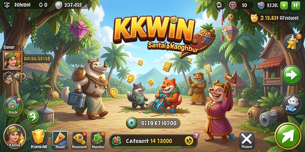 Gameplay KKWIN yang penuh warna dan menarik.