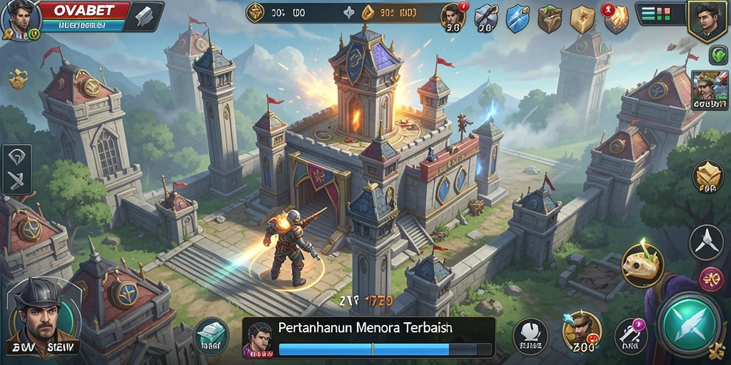 Gameplay seru dengan menara pertahanan yang strategis.